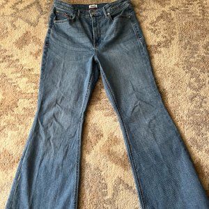 Flared Leg Jeans High Waist